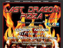 Tablet Screenshot of lastdragonpizza.com